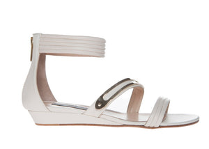 Mini wedge metal Sandals - Latte