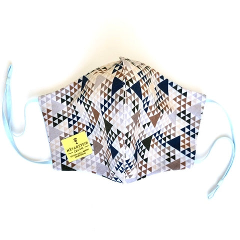 Eco friendly  reversible (4-layers) face mask triangle LADY