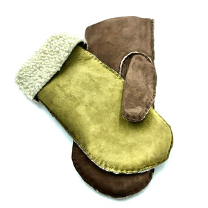 Mittens - Olive/Mocca